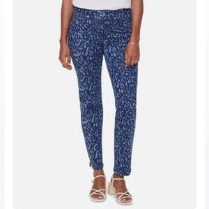 NYDJ Womens Marilyn High Waist Straight Leg Jeans 0 Wildanimad